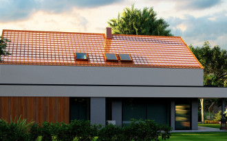 Kolorowe blachodachówki solarne