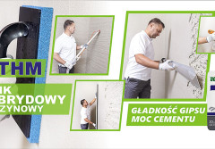 Gładki jak gips, twardy jak cement - odkryj tynk hybrydowy