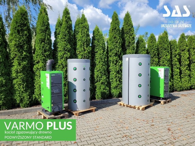 Kotły zasypowe zgazowujące drewno VARMO PLUS