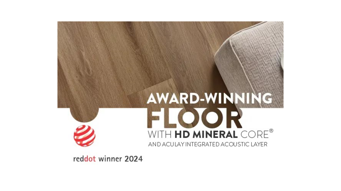 "RED DOT" dla paneli winylowych ARBITON - polski design, międzynarodowa nagroda