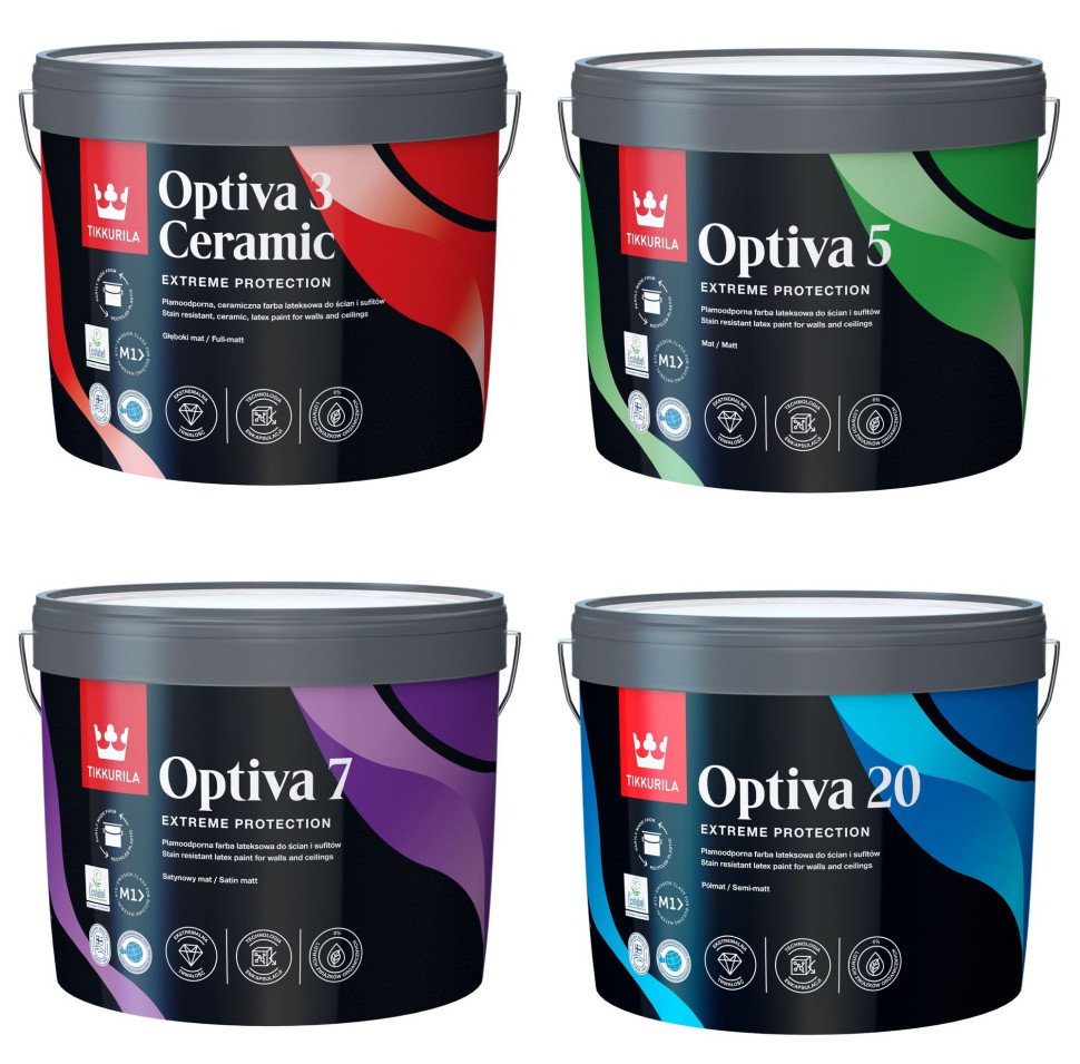 Farby z linii Tikkurila Optiva