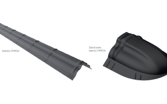 Zakończenie do kalenicy OMEGA od Blachy Pruszyński