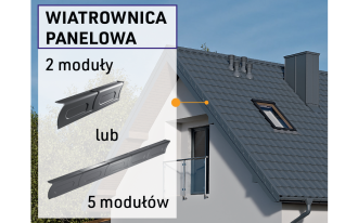 Wiatrownice panelowe od firmy Pruszyński - element wykończeniowy połaci dachowej