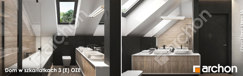 Projekt Domu w szkarłatkach 3 (E) OZE - wnętrza