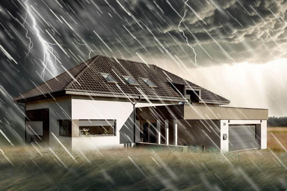 Dachówka ceramiczna Braas Rubin 13V, kolor antracytowy