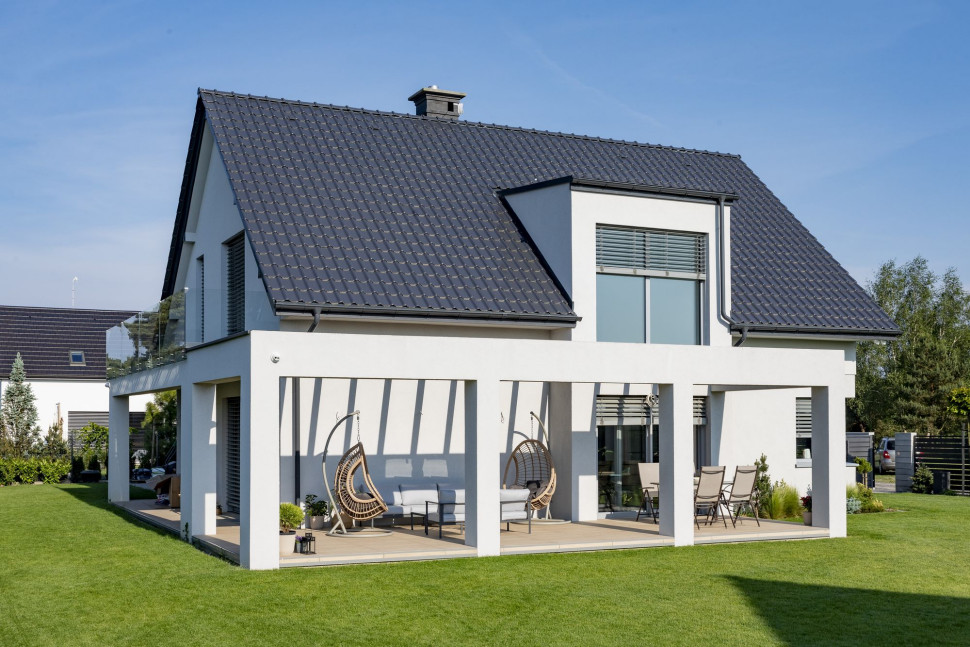 Dachówka ceramiczna Braas Rubin 13V, kolor łupkowy błyszczący