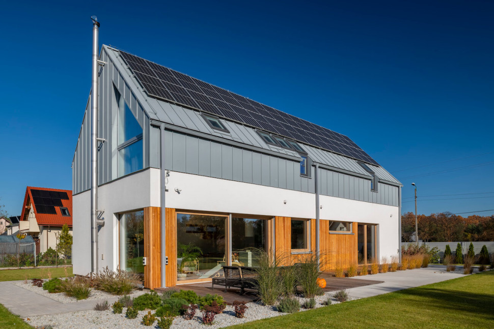 drewniany dom modułowy stodoła HAUSWERK