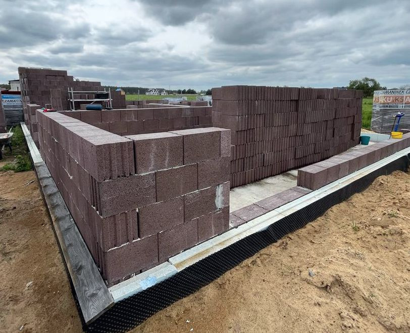 Ściany z keramzytobetonu