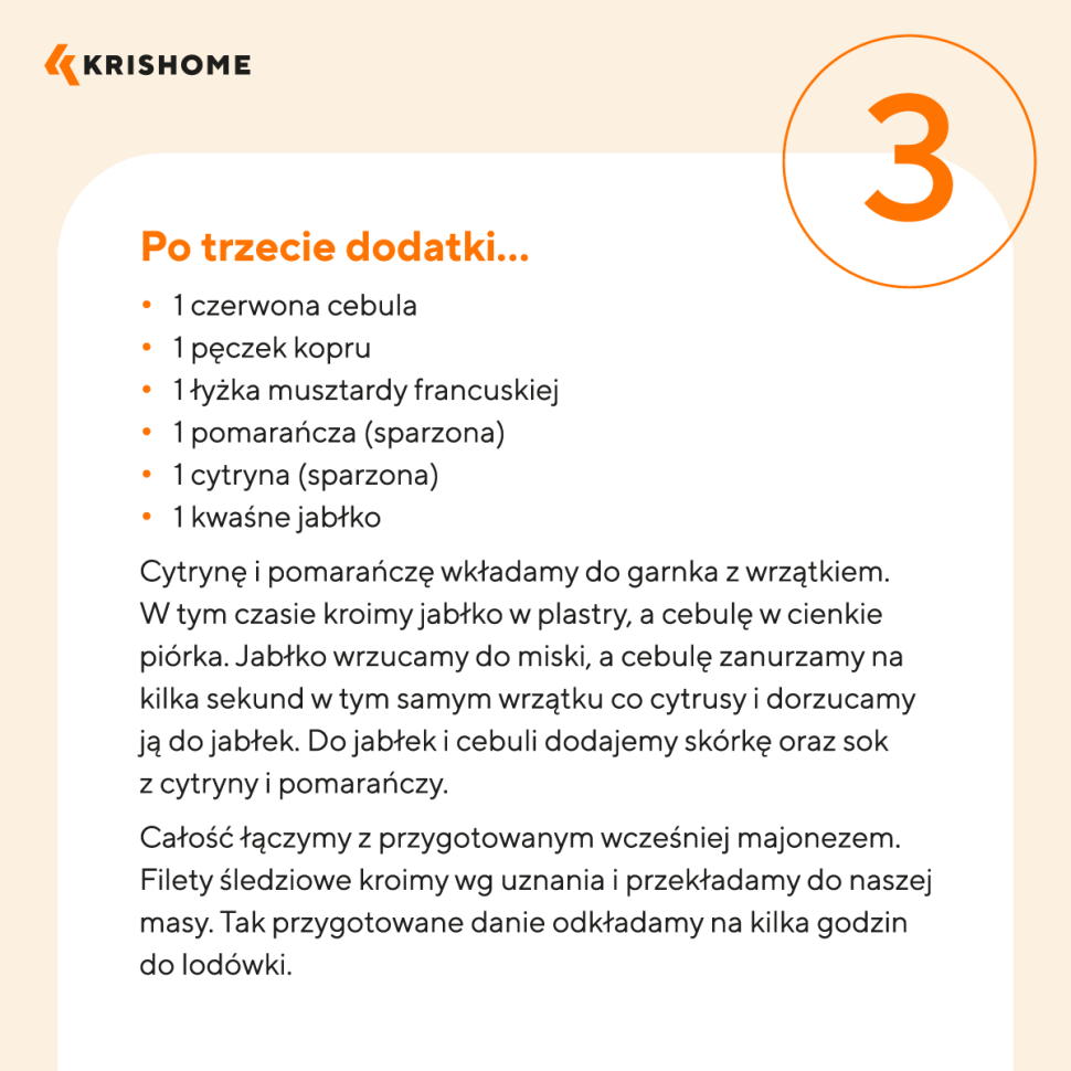 Śledzik według przepisu Patryka Galewskiego