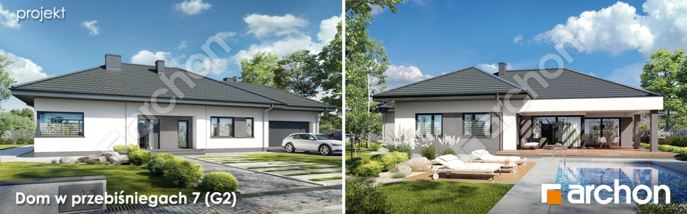 Dom w przebiśniegach 7 (G2) - projekt