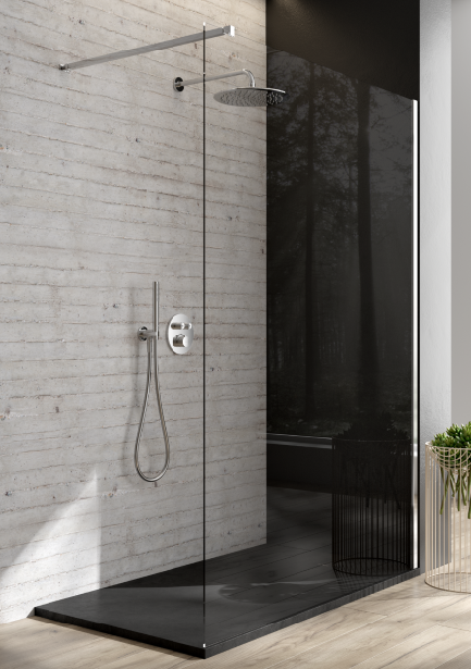 Użytkownicy mogą wybrać pożądany efekt kąpieli pod prysznicem, po prostu klikając przycisk sterujący i zwiększając/zmniejszając natężenie przepływu wody.