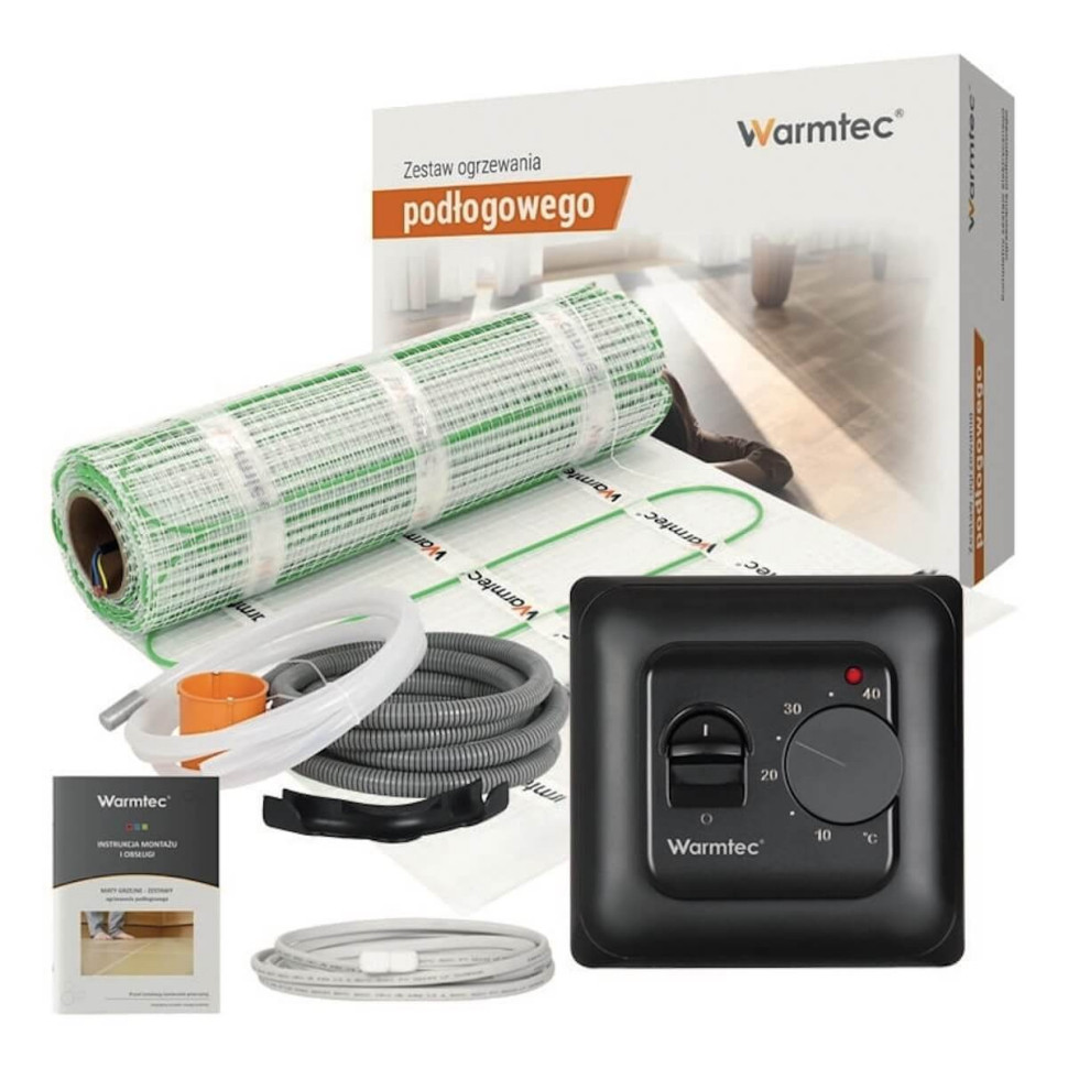 zestaw elektrycznego ogrzewania podłogowego