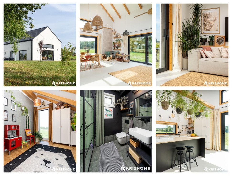 Stolarka otworowa KRISHOME w domu modułowym
