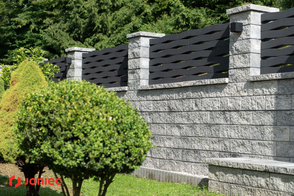 Ogrodzenie łupane GORC® z przęsłami KOMBO®