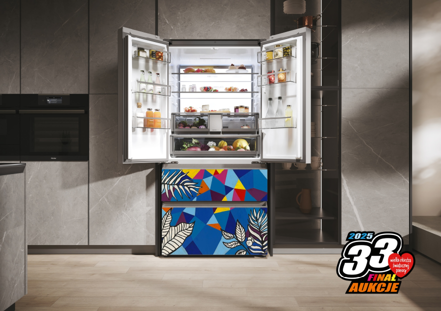 Lodówka Haier HFR79F19EFGK - technologiczne arcydzieło