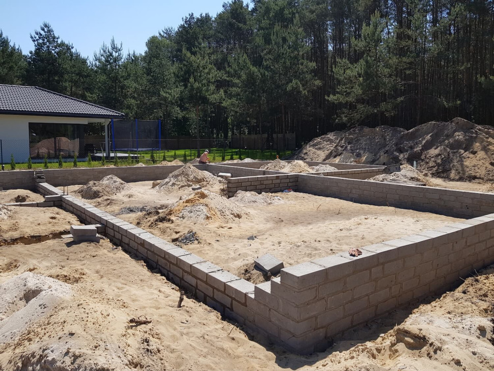 pierwszy etap budowy domu