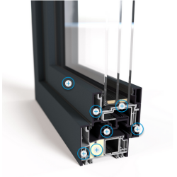 System GEALAN-KONTUR® - premium system z możliwością nakładek aluminiowych