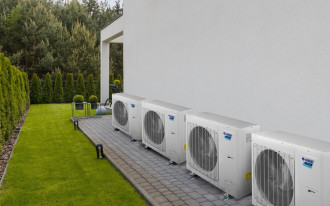 Pompy ciepła GREE Versati w układzie kaskadowym