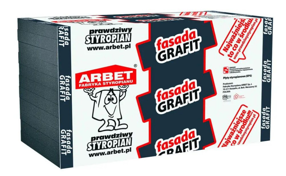 Płyty styropianowe (EPS) fasada GRAFIT marki ARBET