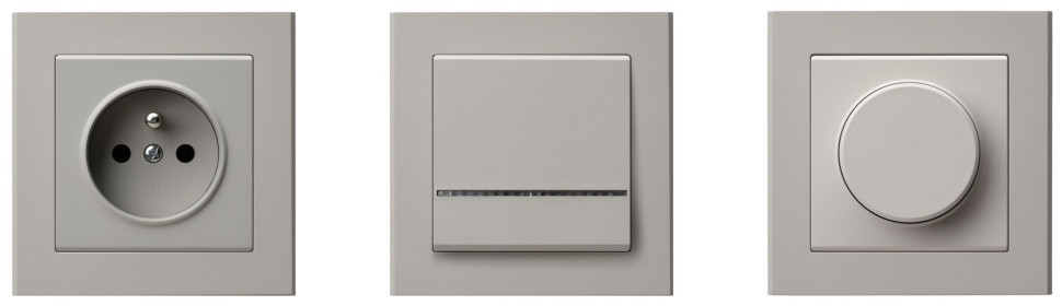 Osprzęt elektroinstalacyjny z serii Sonata w kolorze kaszmir