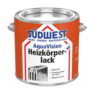 AquaVision Heizkörperlack - wodorozcieńczalny lakier odporny na wysokie temperatury