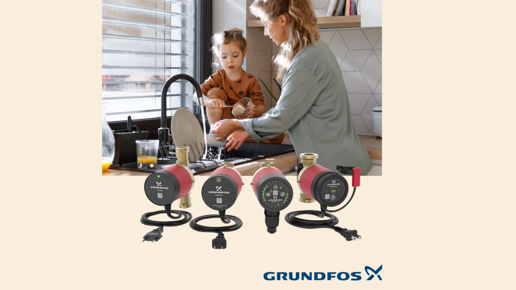 Komfortowa i oszczędna cyrkulacja ciepłej wody. Nowe pompy Grundfos COMFORT