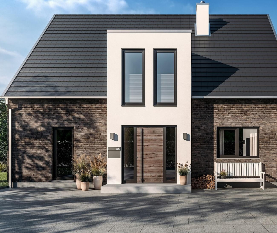 ciepłe drzwi zewnętrzne