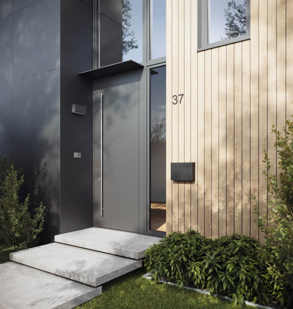 Drzwi zewnętrzne przeszklenia