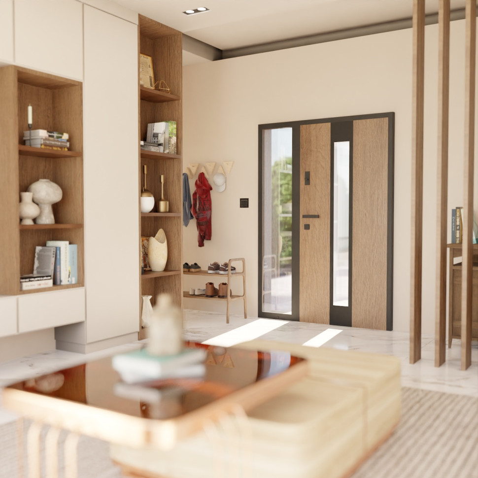 Drzwi wejściowe z naświetlem