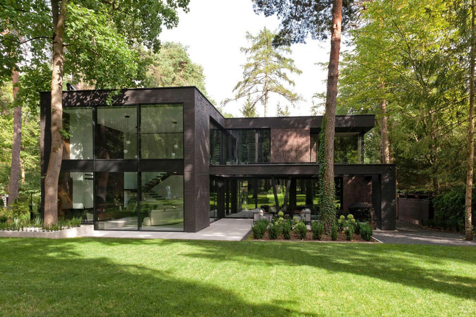 Dom w płytce Black heart LF05 (architekt: Z3Z ARCHITEKCI, foto: bkreative.pro)