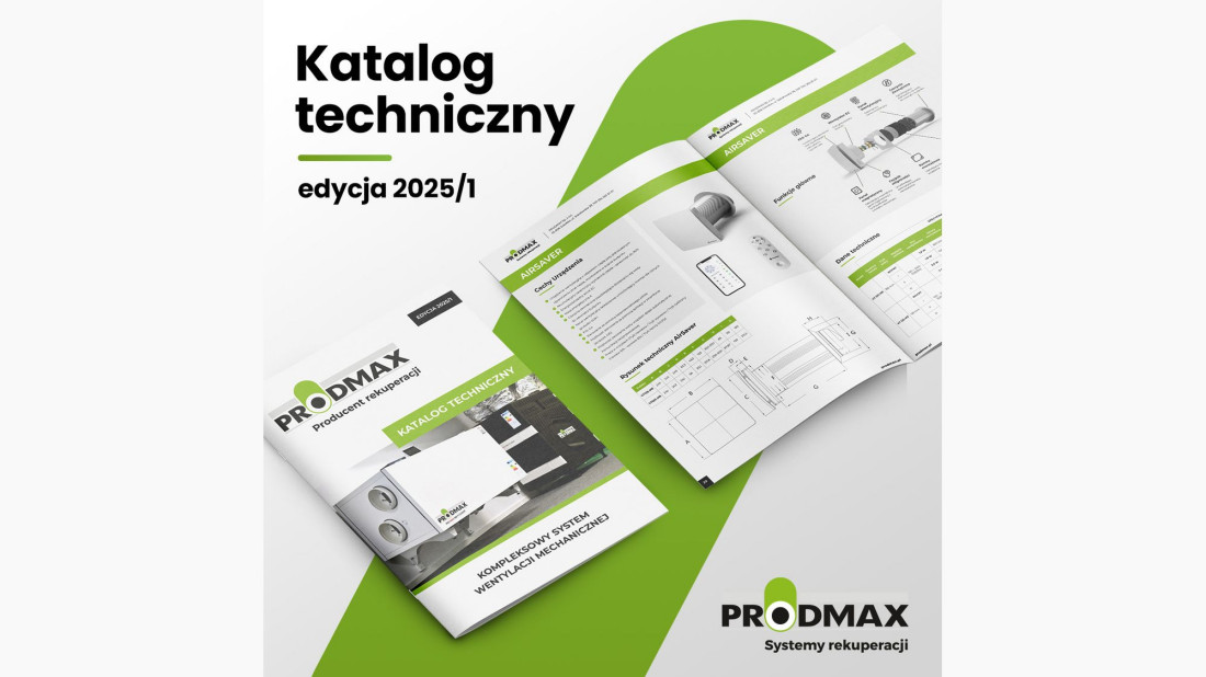 Już jest! Nowy katalog Systemy Rekuperacji 2025 od PRODMAX