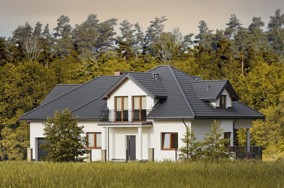 Dachówka betonowa Braas Celtycka Cisar, kolor grafit