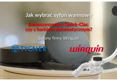 Montaż płaskiego odpływu brodzikowego SLIM Ø90 WIRQUIN i nowoczesnej silikonowej membrany SLIM+