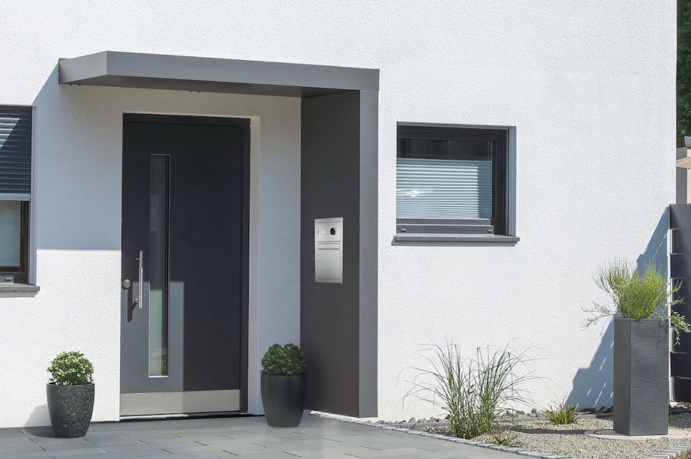 daszek na drzwi z panelem bocznym