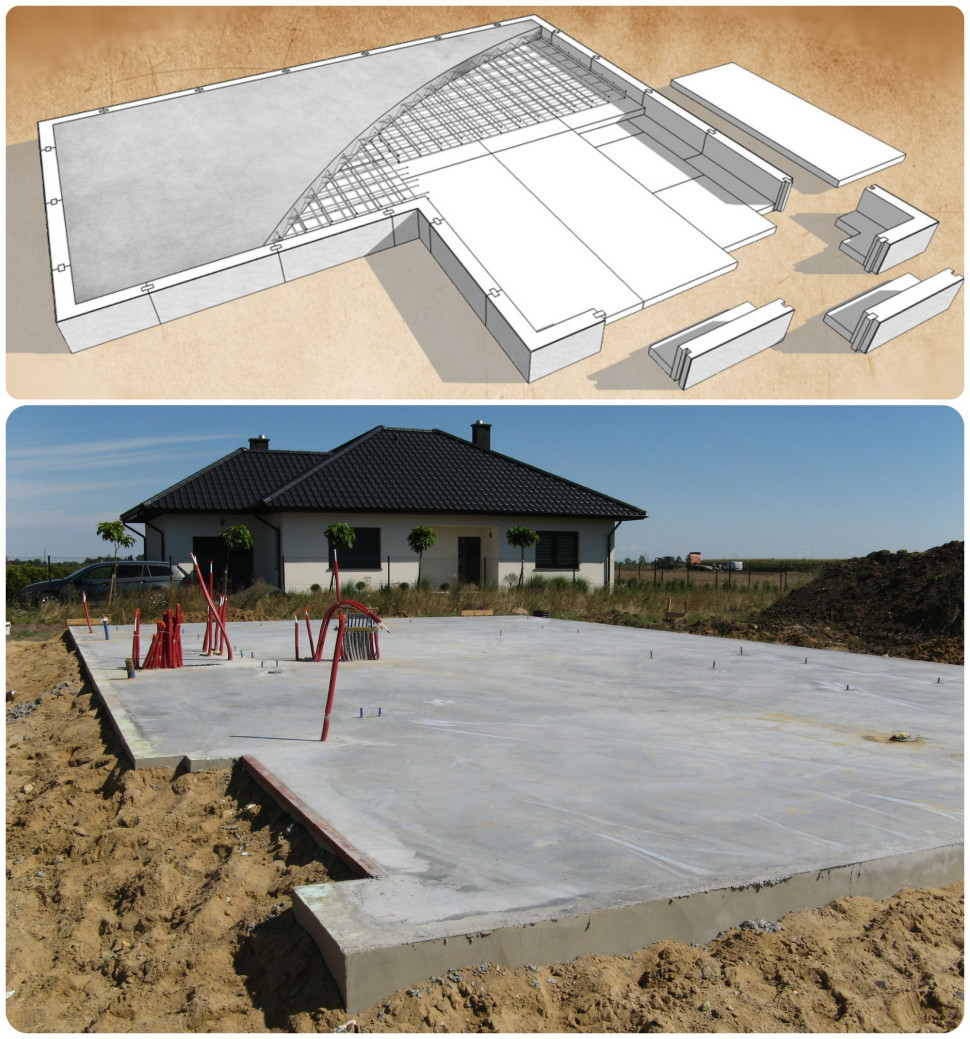 Płyta fundamentowa w systemie PARATi QuickFit™ do zamodzielnego montażu