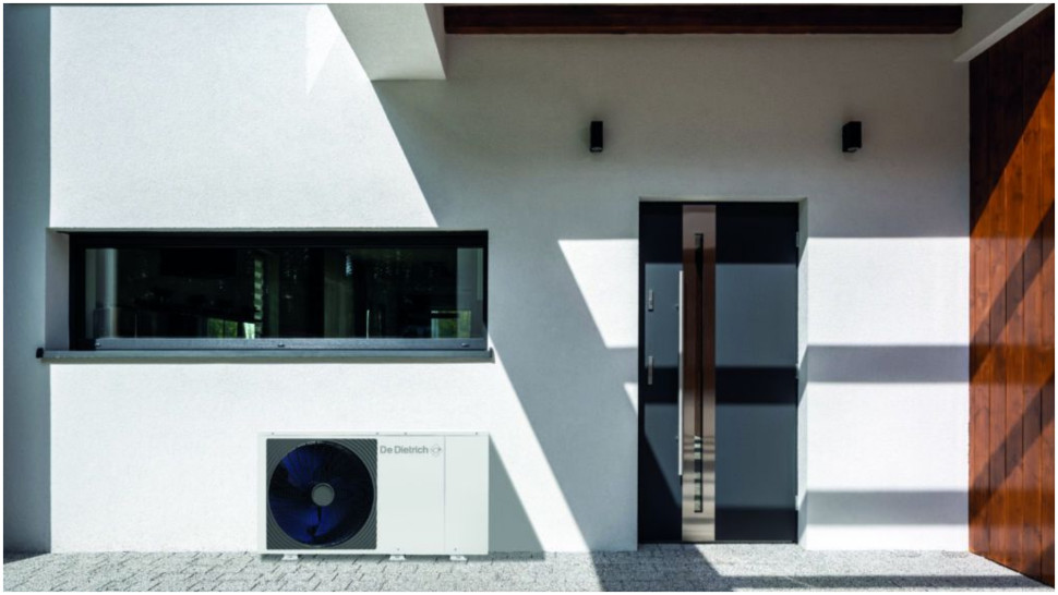 Pompa ciepła powietrze-powietrze wykorzystuje ciepło z zewnątrz, by ogrzać powietrze w budynku