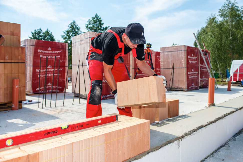 Wykonanie ściany jednowarstwowej