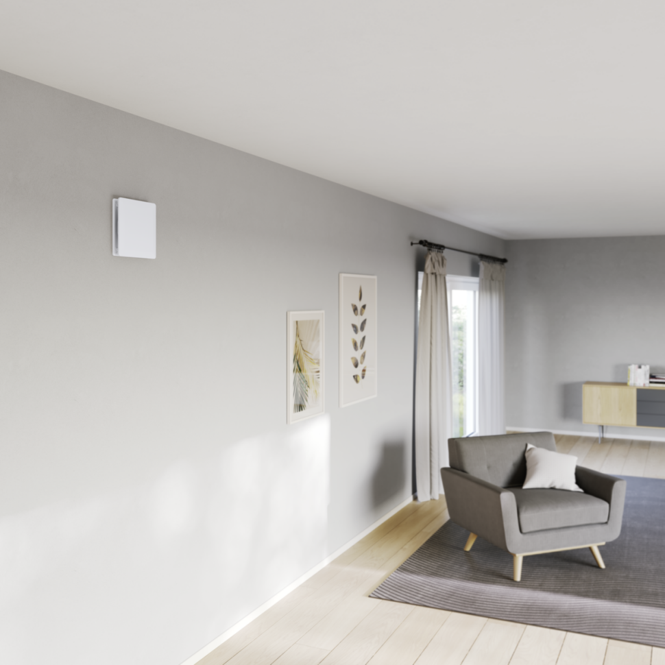 urządzenie Stiebel Eltron VLR 70, które pozwoli zapewnić świeże powietrze w mieszkaniu o powierzchni do 60 m2, przypomina niewielką tubę
