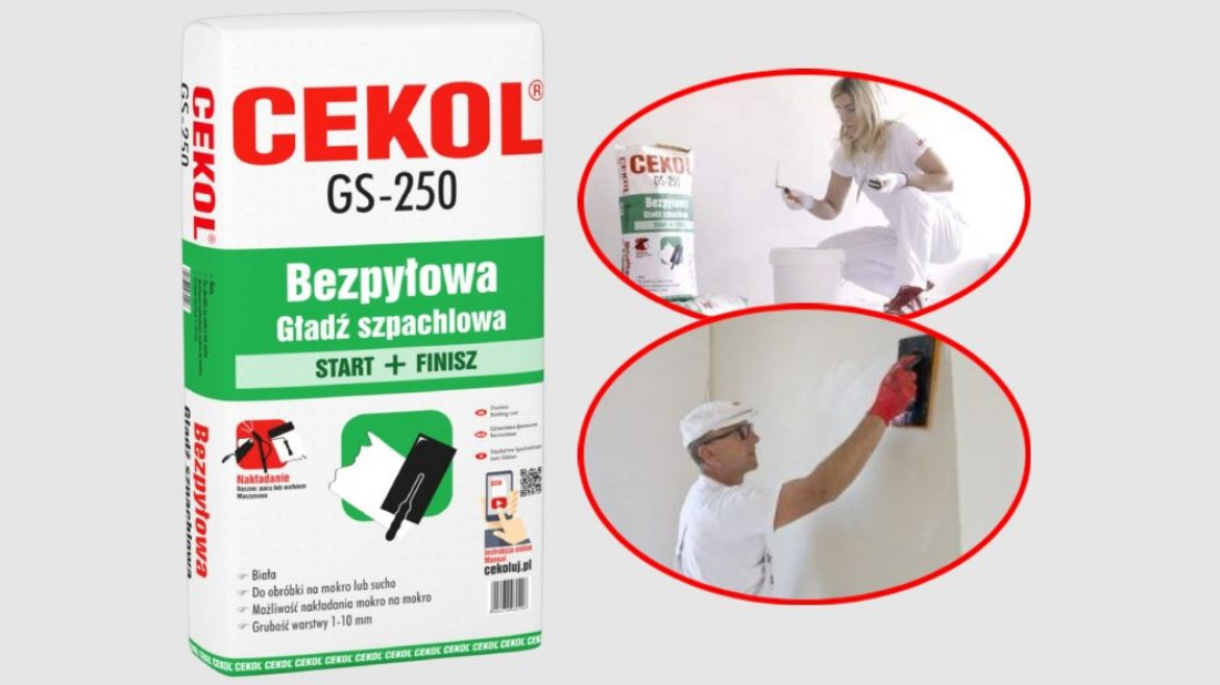 Jak stosować bezpyłową gładź szpachlową z uwzględnieniem obróbki "na mokro"?