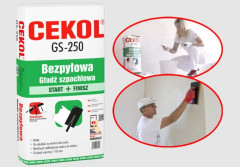 Jak stosować bezpyłową gładź szpachlową z uwzględnieniem obróbki "na mokro"?