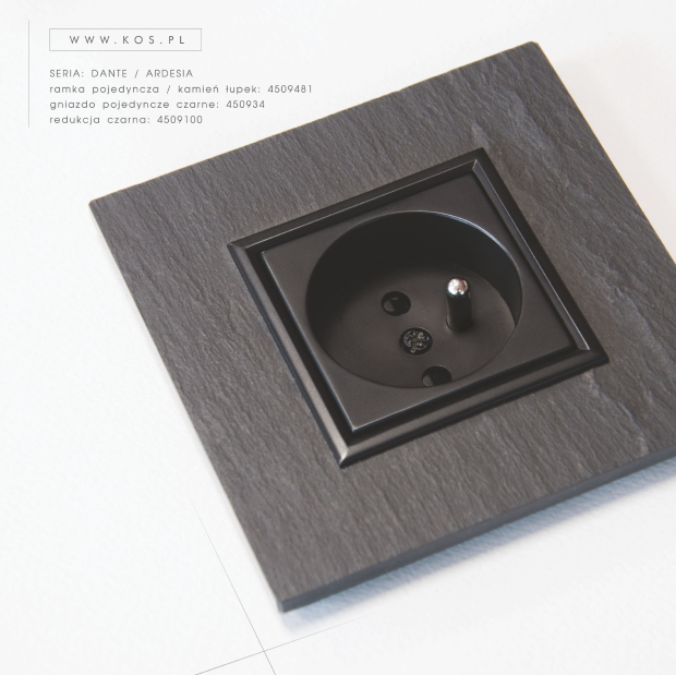 Ramki z kamienia naturalnego marmuru i łupka, znakomicie akcentują unikatowe wnętrza