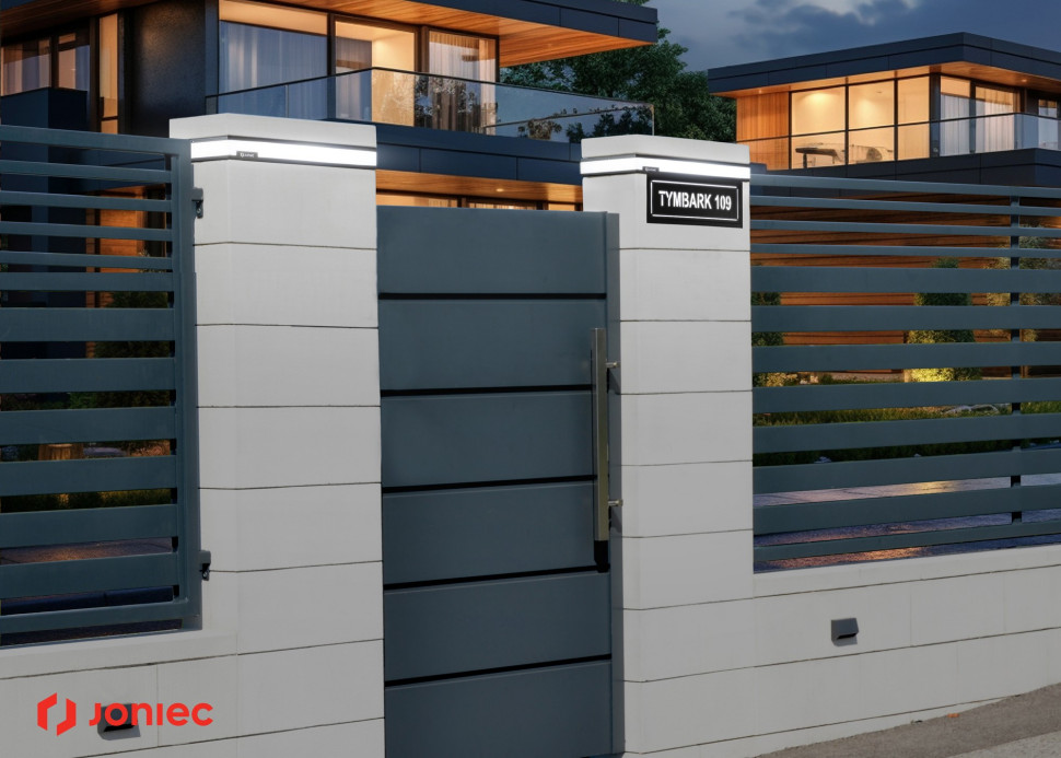 Dzięki lampom LED BLOCKJONIEC® nie musisz już instalować osobnej tabliczki adresowej