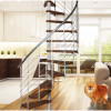 Schody kręcone na antresolę - co wybrać do małego wnętrza?
