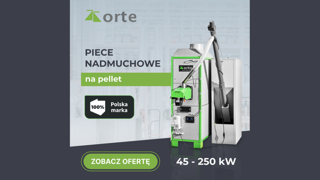 Orte Power 250 - mobilna nagrzewnica pelletowa do dużych przestrzeni