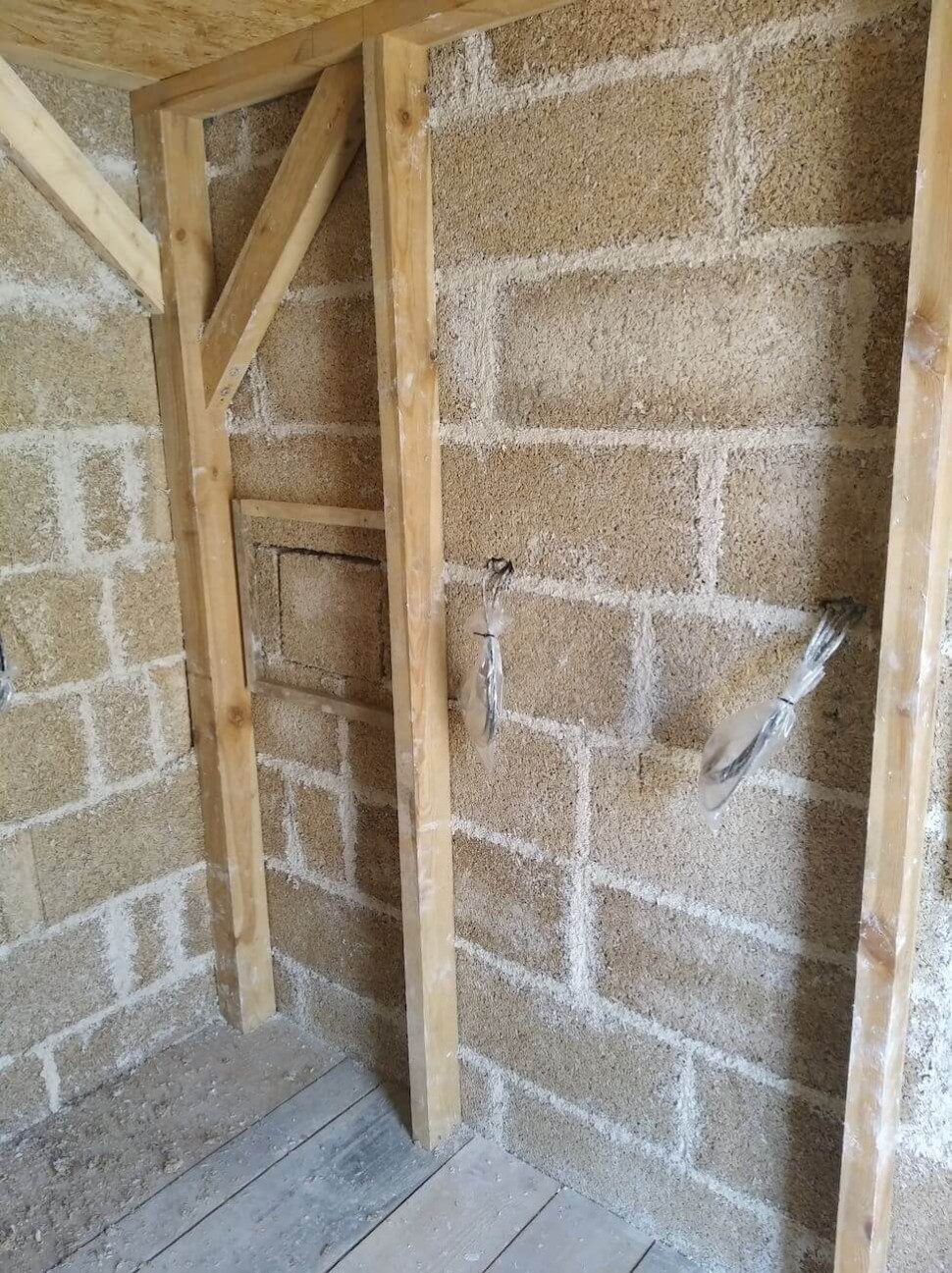 bloczki z paździerzy konopnych