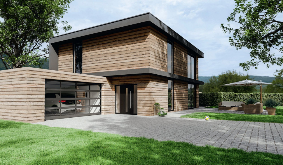 Brama segmentowa ART 42 z profili aluminiowych