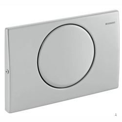 Przycisk uruchamiający Geberit Delta10 do spłukiwania z funkcją "stop", okrągły, z zabezpieczeniem