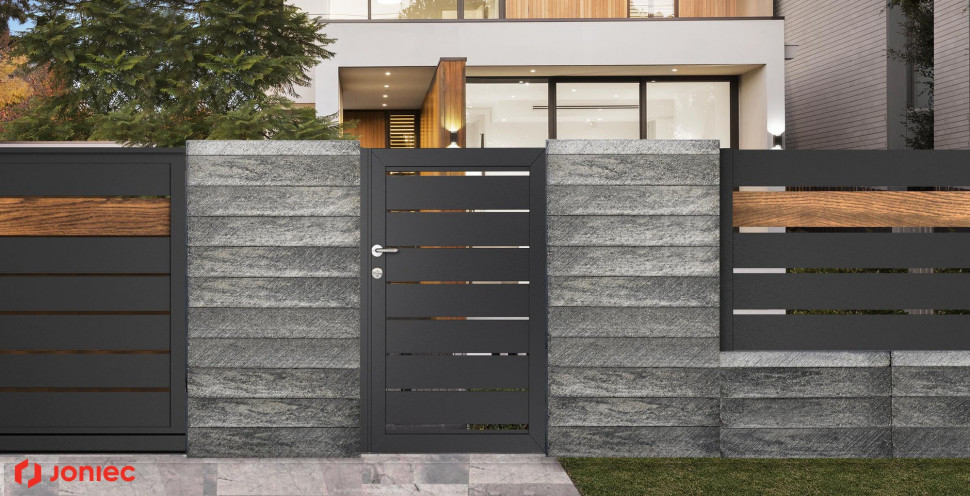 Ogrodzenie modułowe ROMA Nova, kolor szerlit