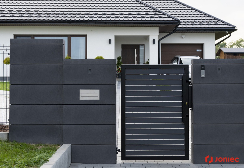 Ogrodzenie modułowe ROMA Mega, kolor turmalin