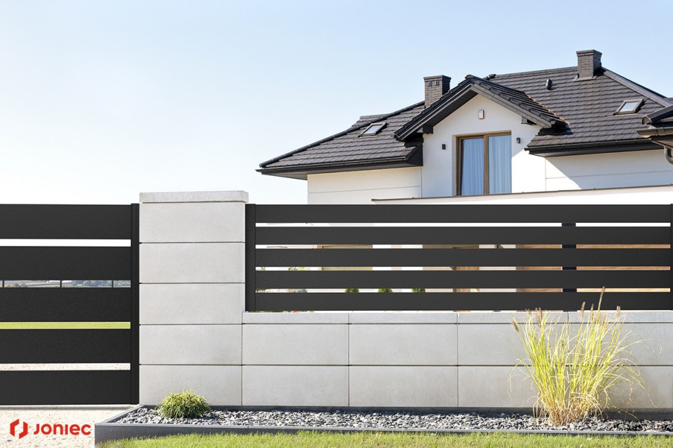 Ogrodzenie modułowe ROMA Mega, kolor snow